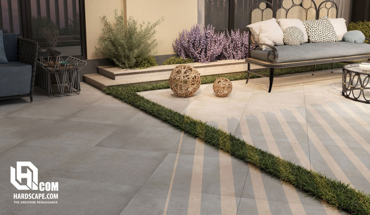 2CM Sandstone Beige Porcelain Paver