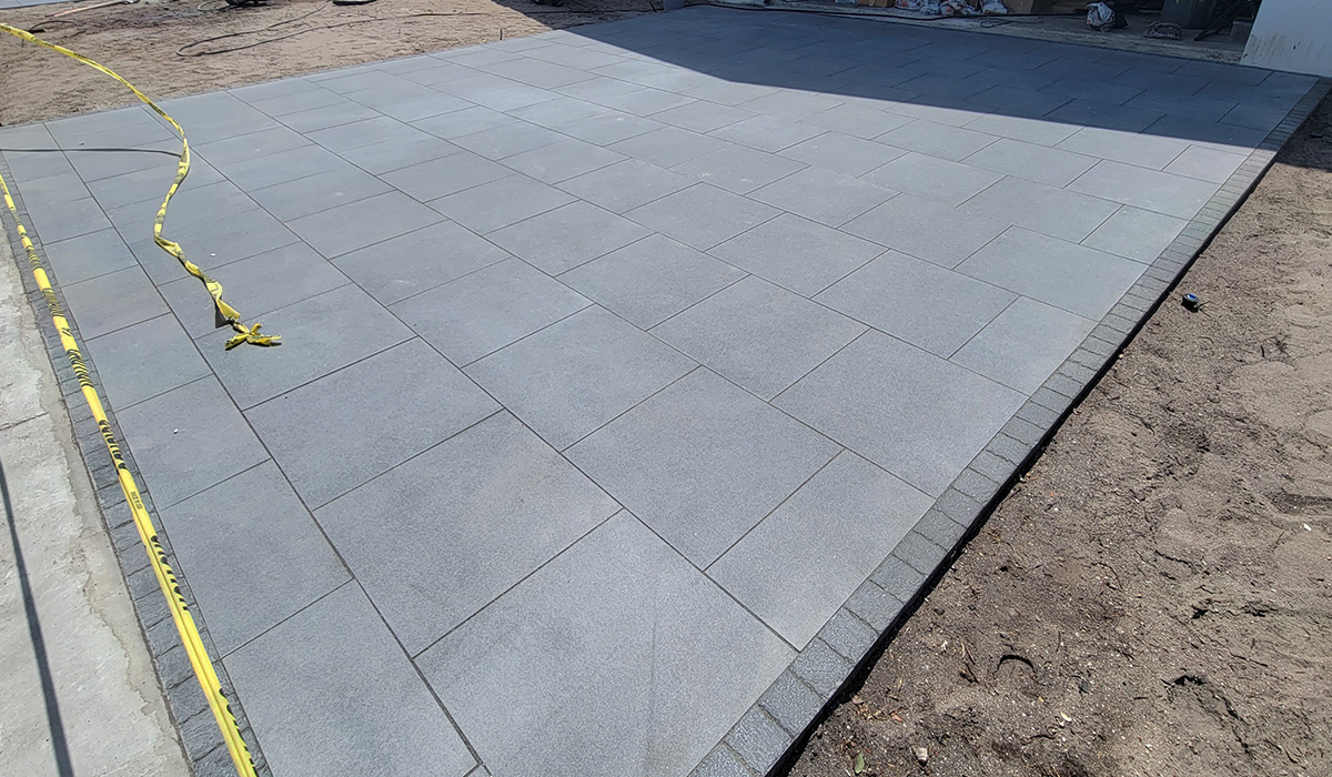 3CM Ancient Grey Porcelain Paver