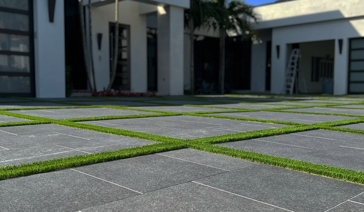3CM Basalt Black Porcelain Pavers