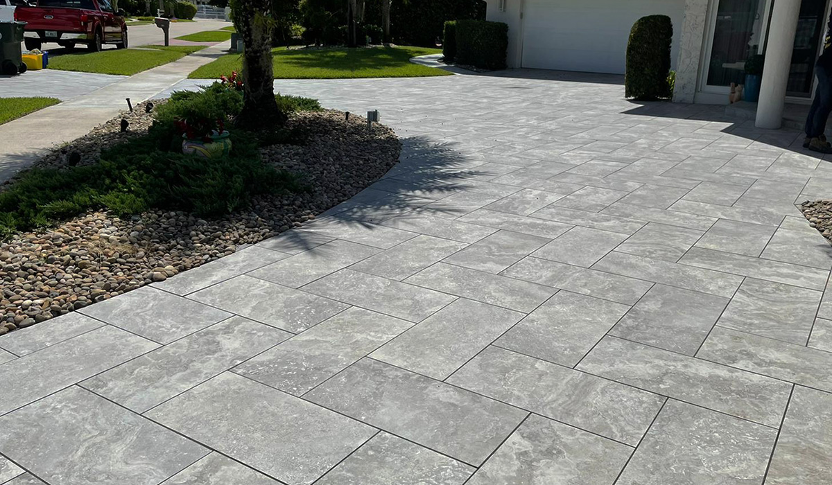 3CM Tuscany Silver Porcelain Paver