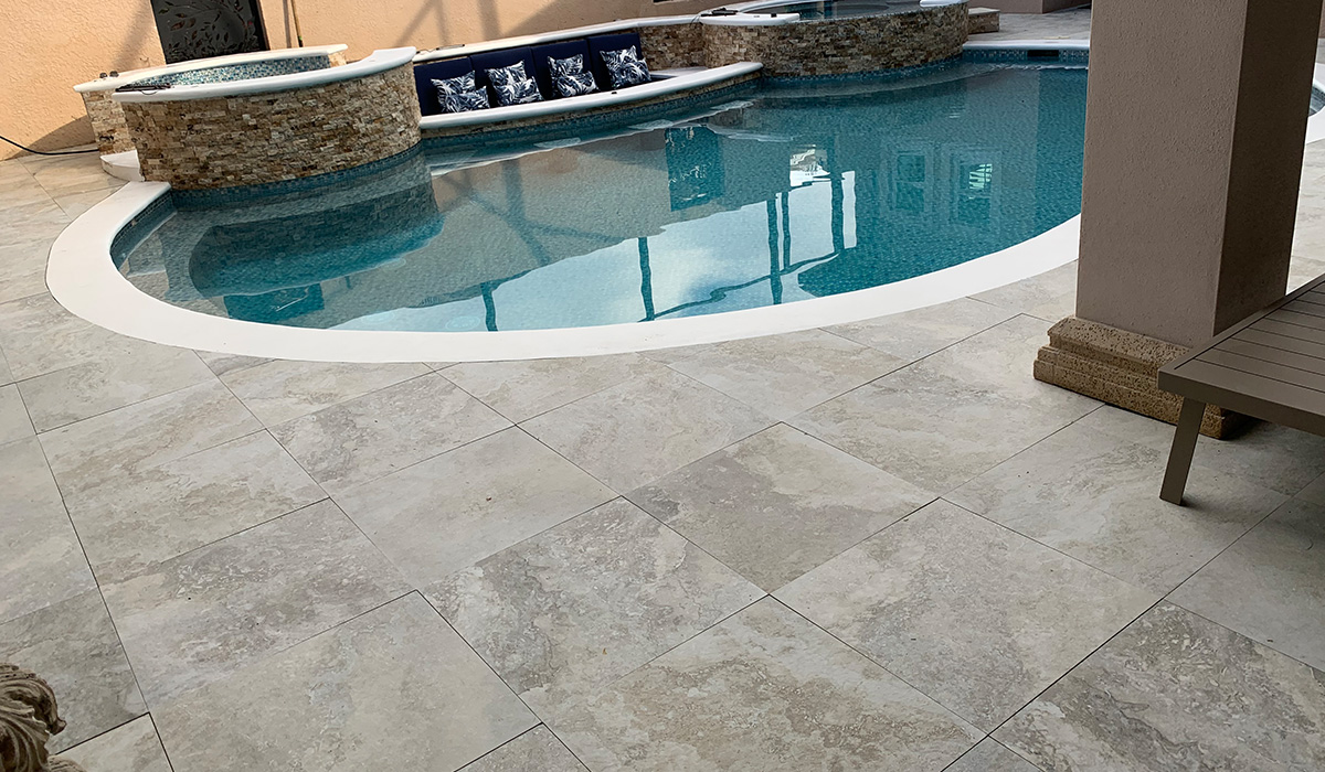 2CM Roma Travertine Porcelain Paver