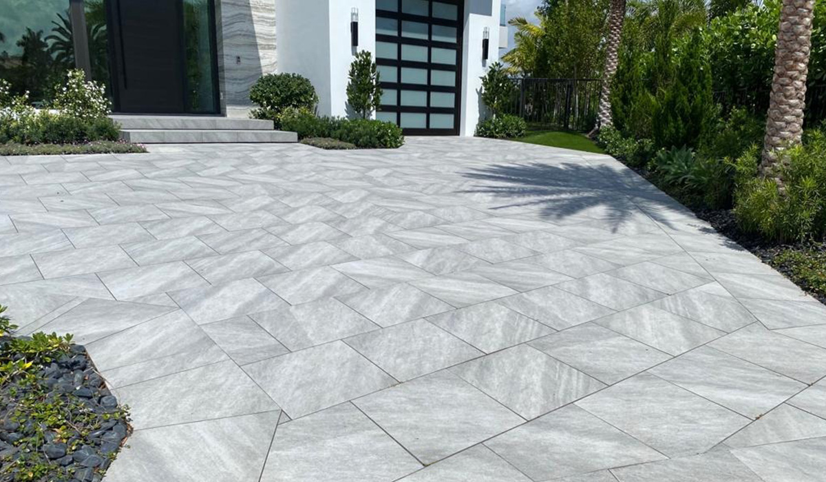 3cm Quartz Griss Porcelain Pavers