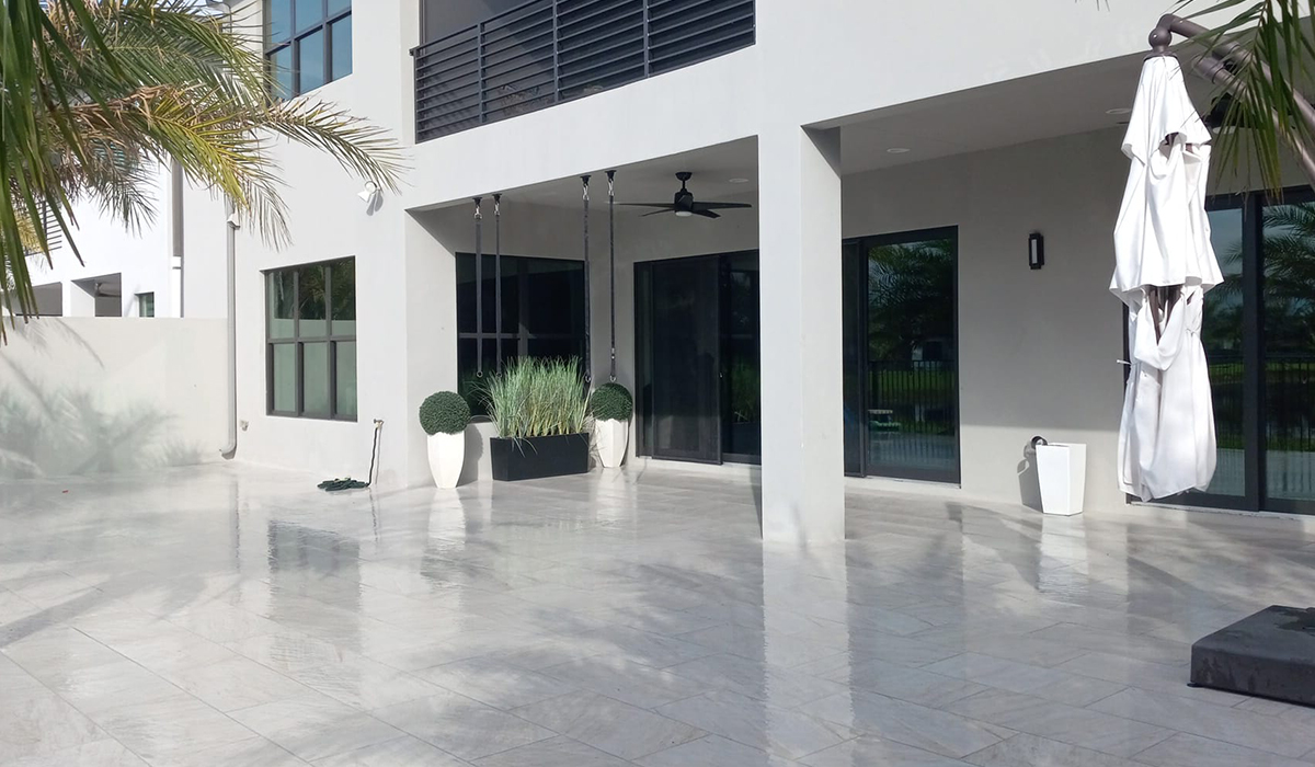 2CM Quartz Bianco Porcelain Pavers