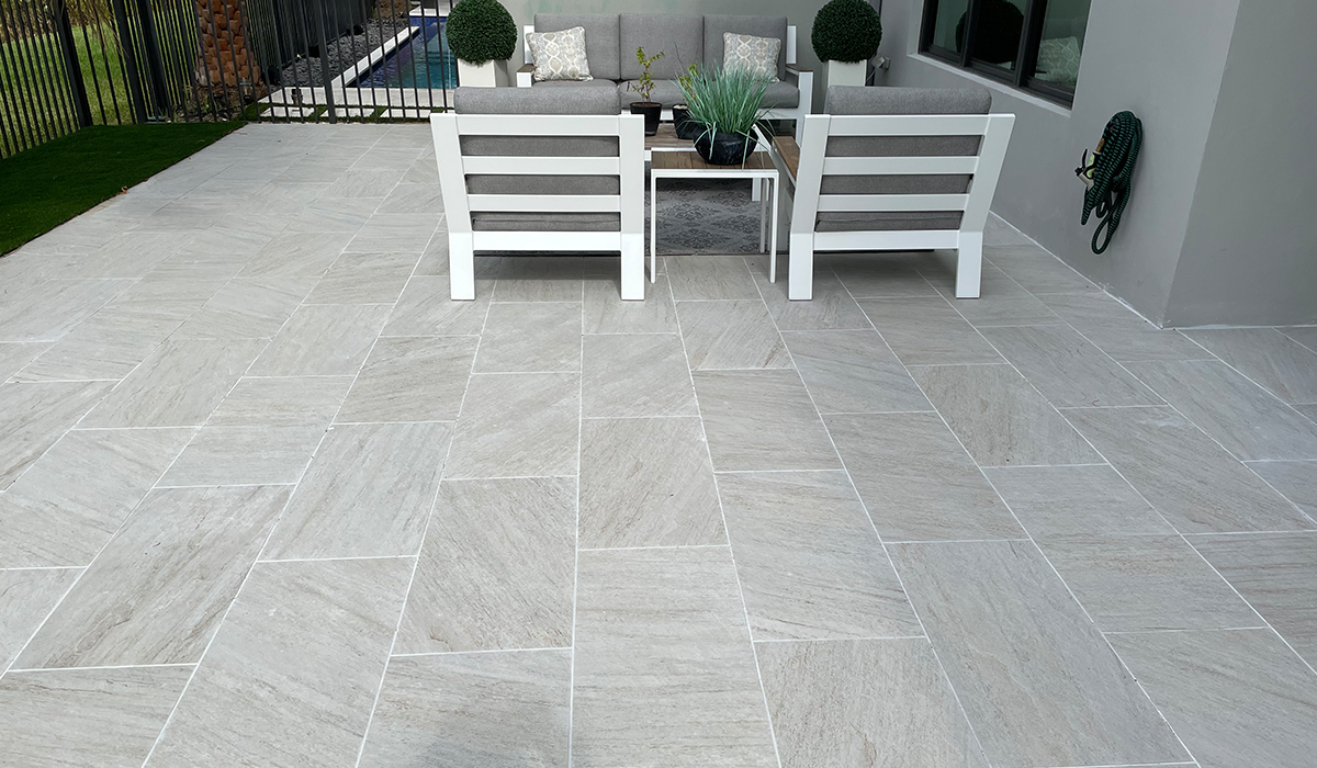 2CM Quartz Bianco Porcelain Pavers