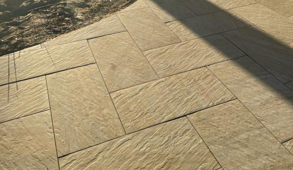 2CM Quartz Gold Porcelain Pavers