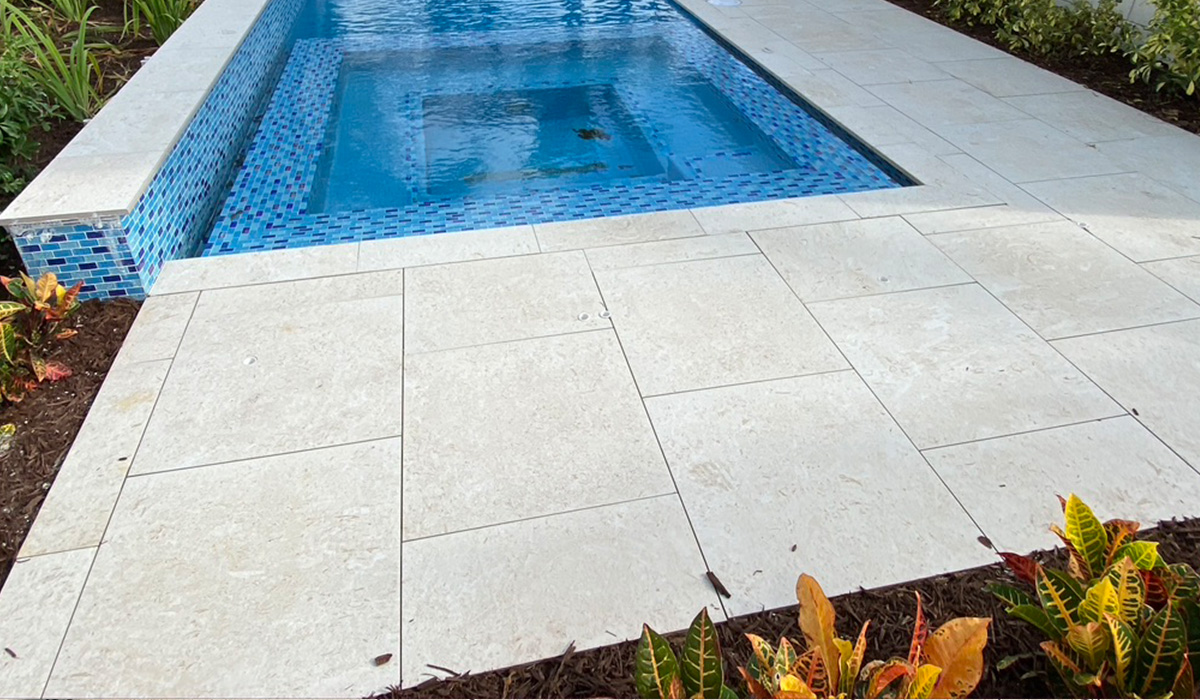 2cm Shellstone Porcelain Pavers