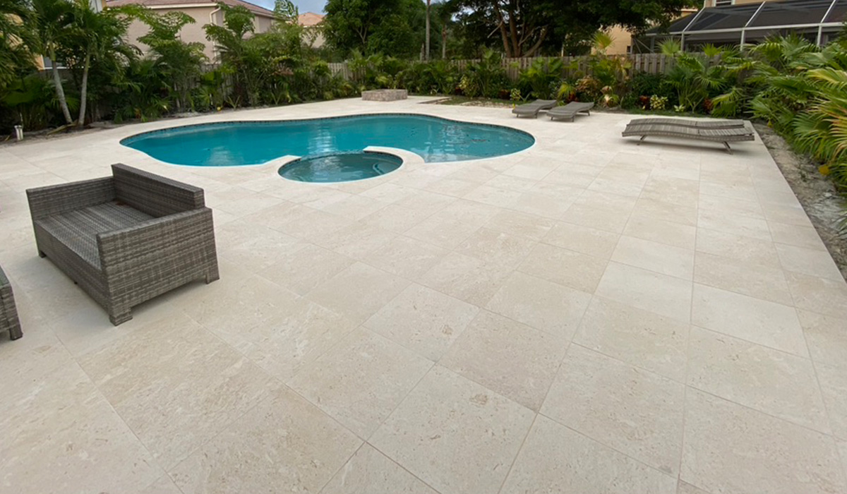 2cm Shellstone Porcelain Pavers