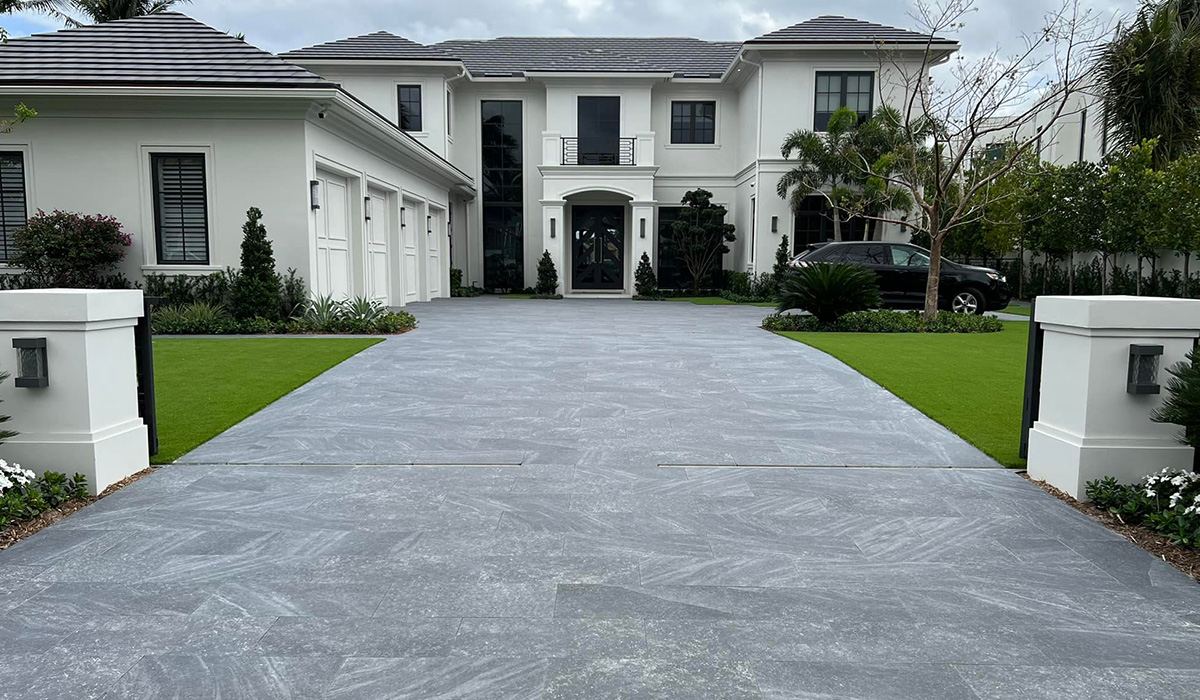 3CM Dark Silver Grey Porcelain Pavers