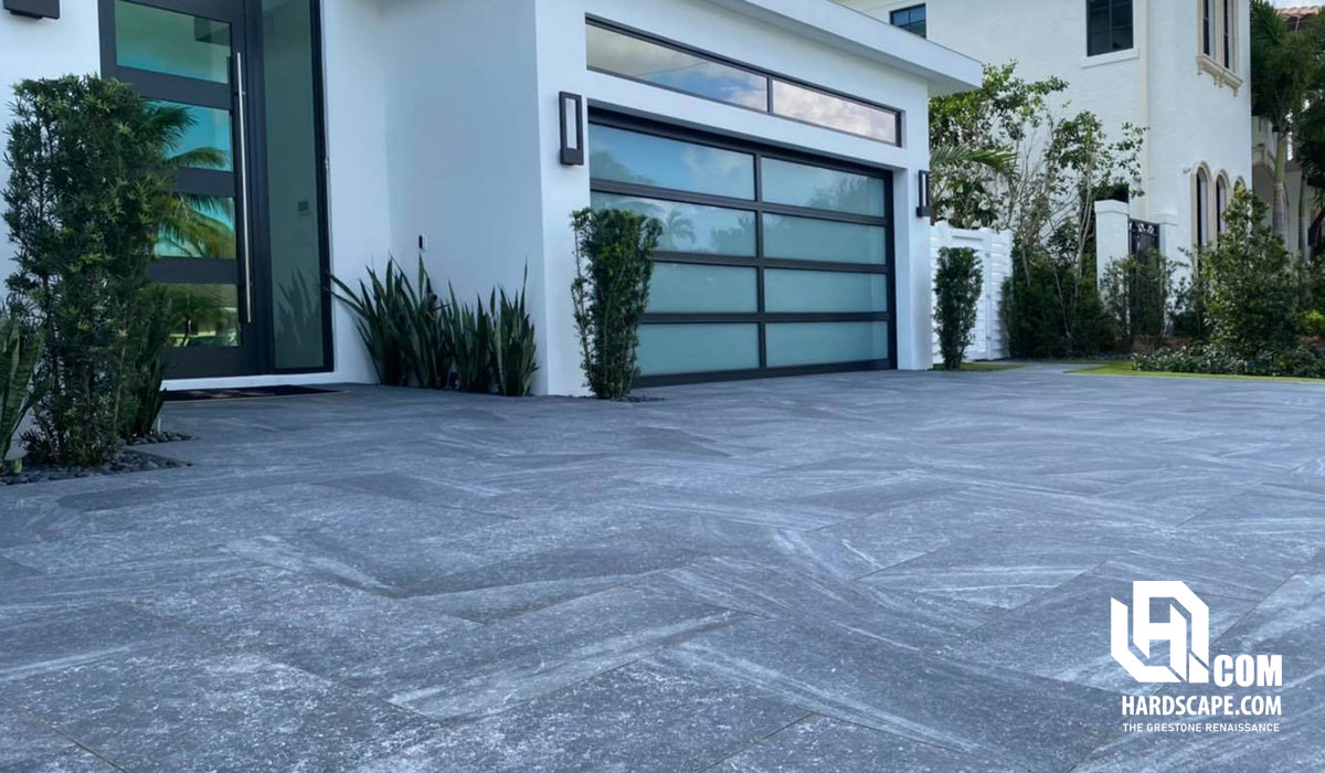 3CM Dark Silver Grey Porcelain Pavers